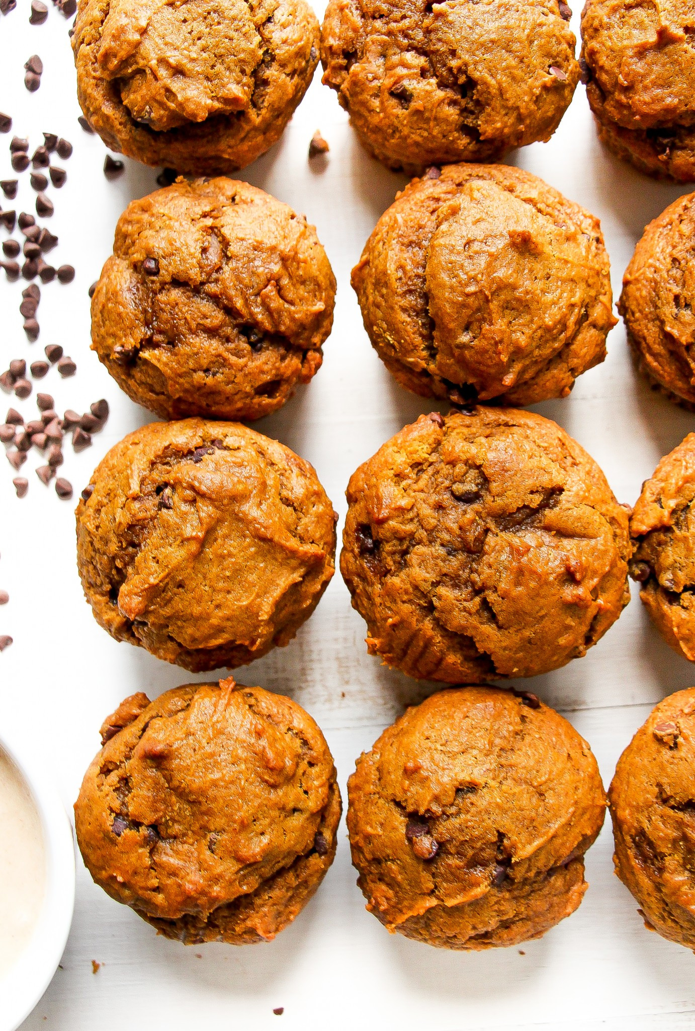 Chocolate Pumpkin Muffins
 Best Ever Pumpkin Chocolate Chip Muffins with Browned