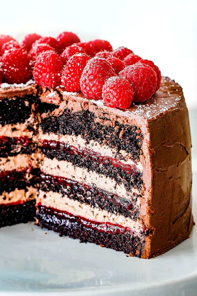 Chocolate Raspberry Cake
 Chocolate Raspberry Cake with Raspberry Jam Chocolate