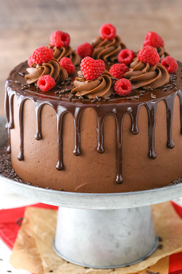 Chocolate Raspberry Cake
 Raspberry Chocolate Layer Cake