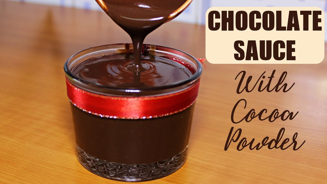 Chocolate Sauce With Cocoa Powder
 Chocolate Sauce Recipe with Cocoa Powder