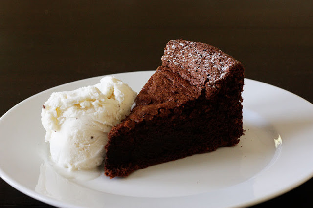 Chocolate Souffle Cake
 My Kitchen Quest Fallen Chocolate Souffle Cake