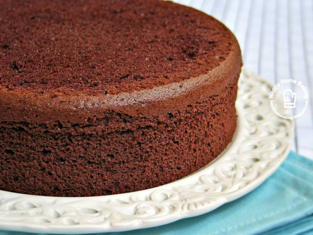 Chocolate Sponge Cake
 Happy Home Baking cake for a special occasion