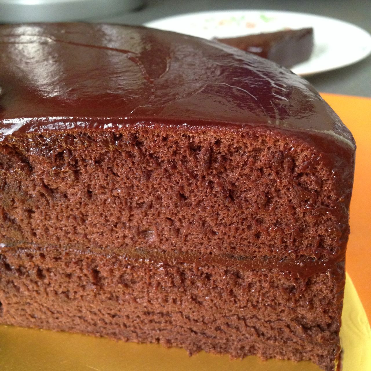 Chocolate Sponge Cake
 Chocolate Sponge cake cooked dough method