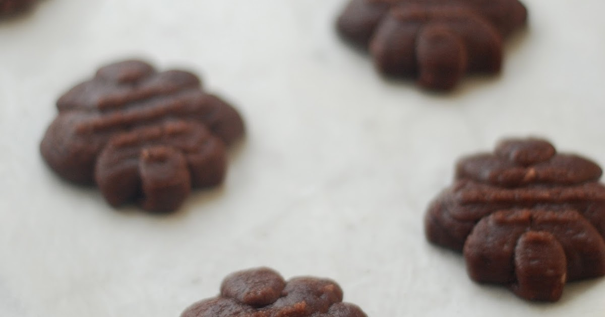 Chocolate Spritz Cookies
 nodesserts Chocolate Spritz Cookies