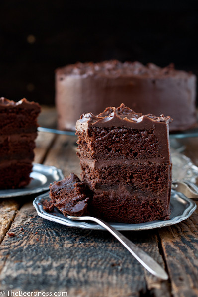 Chocolate Stout Cake
 Epic Chocolate Stout Cake with Chocolate Bourbon Sour