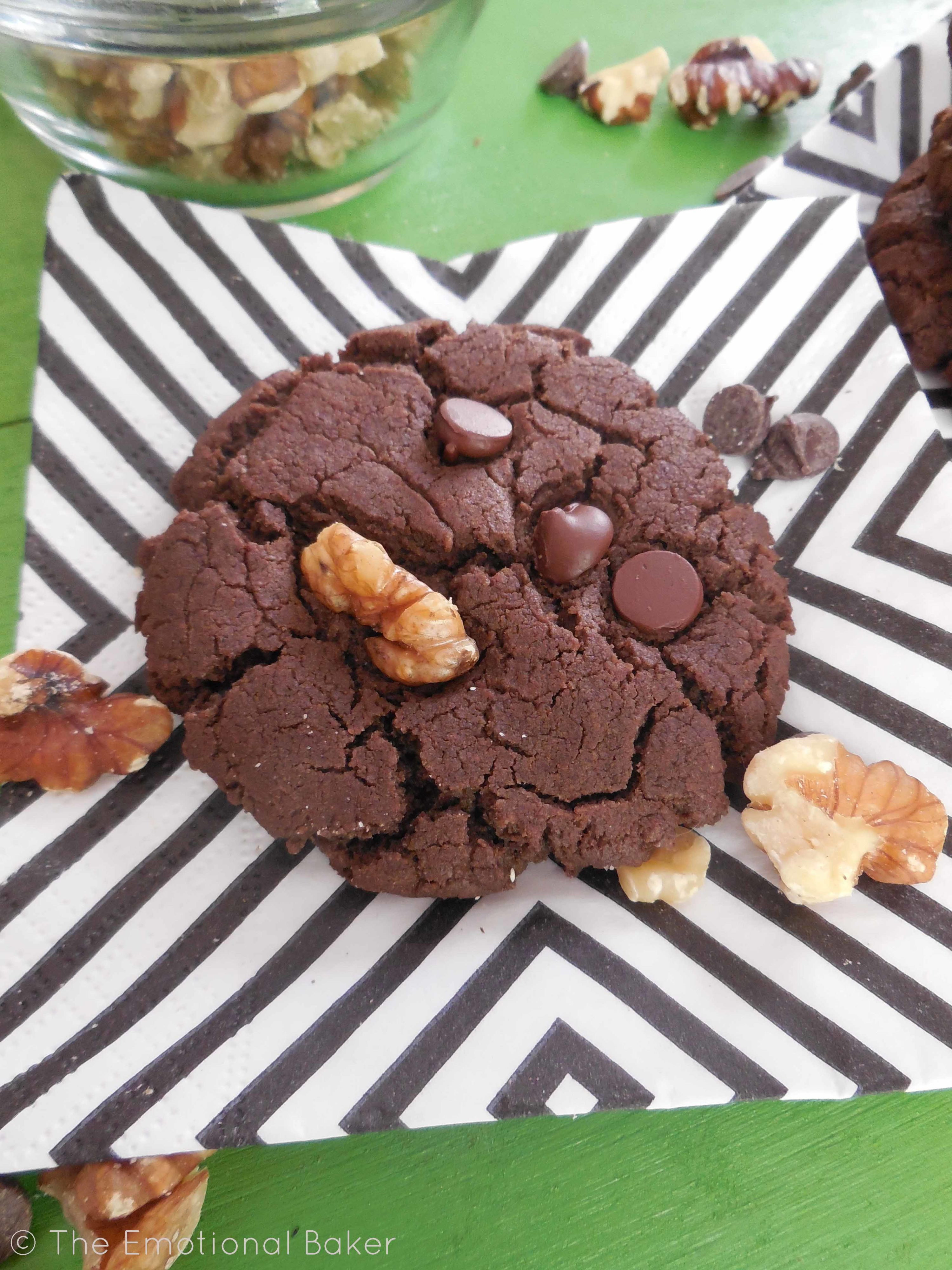 Chocolate Walnut Cookies
 Double Chocolate Walnut Cookies