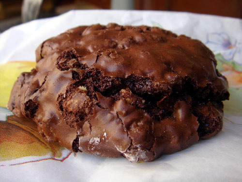 Chocolate Walnut Cookies
 Sugar Rush Flourless Chocolate Walnut Cookie at Payard