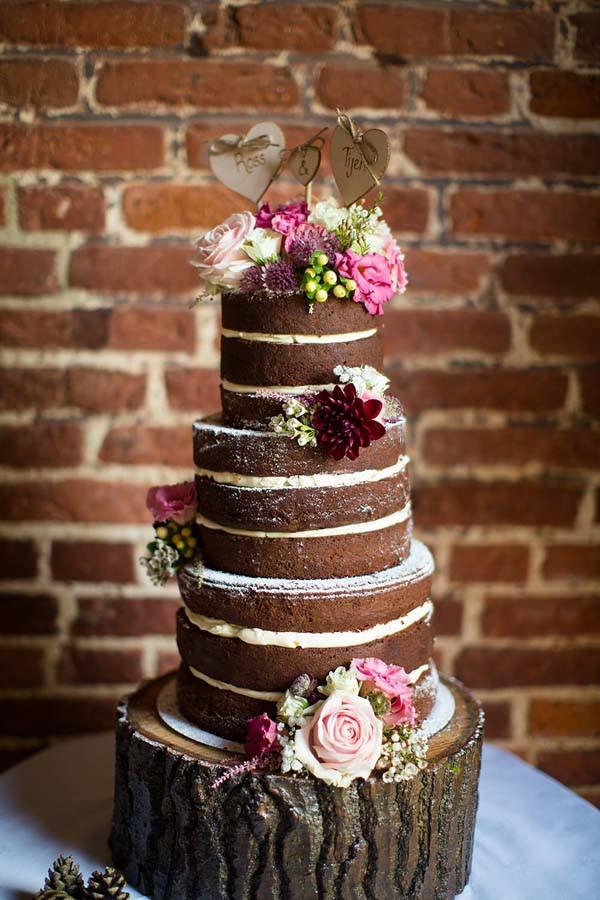 Chocolate Wedding Cake
 18 Scrumptious Chocolate Wedding Cakes