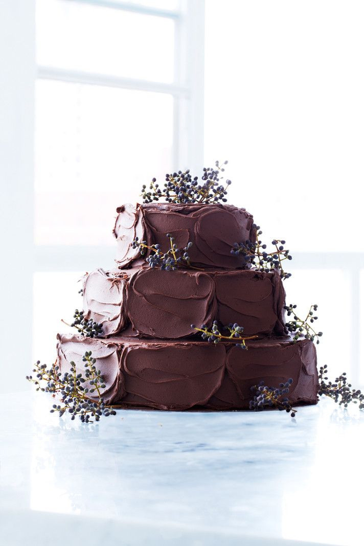 Chocolate Wedding Cake
 Rustic Chocolate Wedding Cakes Rustic Wedding Chic