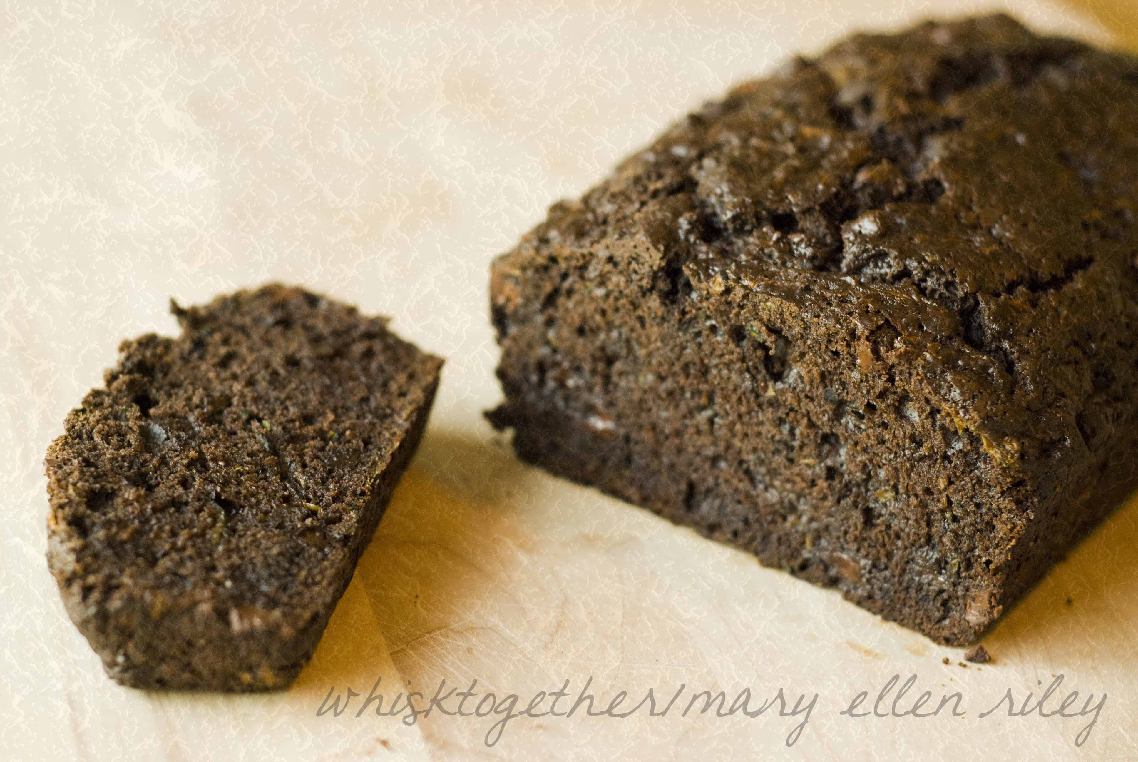 Chocolate Zucchini Bread
 Chocolate Chocolate Chip Zucchini Bread