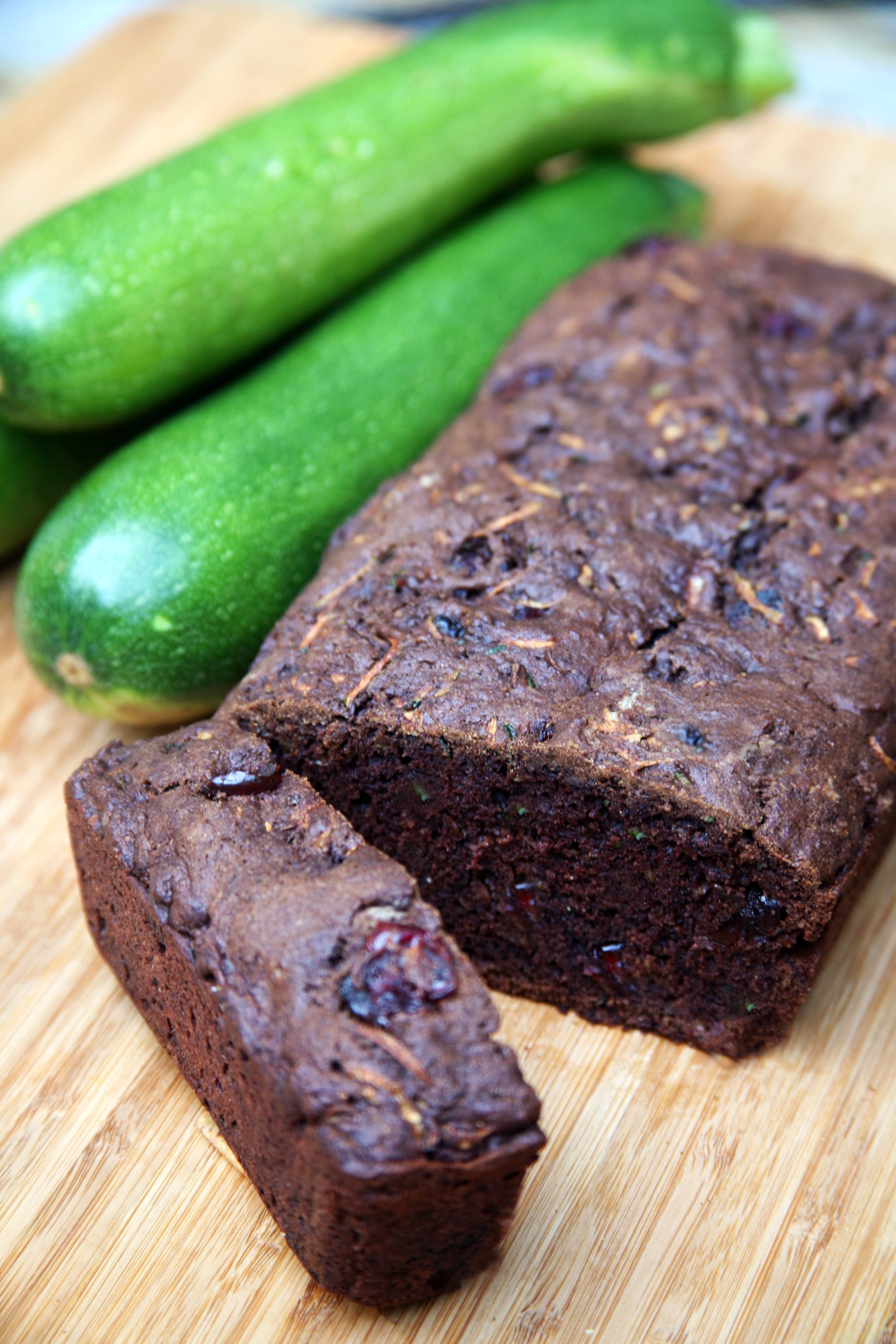 Chocolate Zucchini Bread
 Vegan Chocolate Cranberry Zucchini Bread Recipe