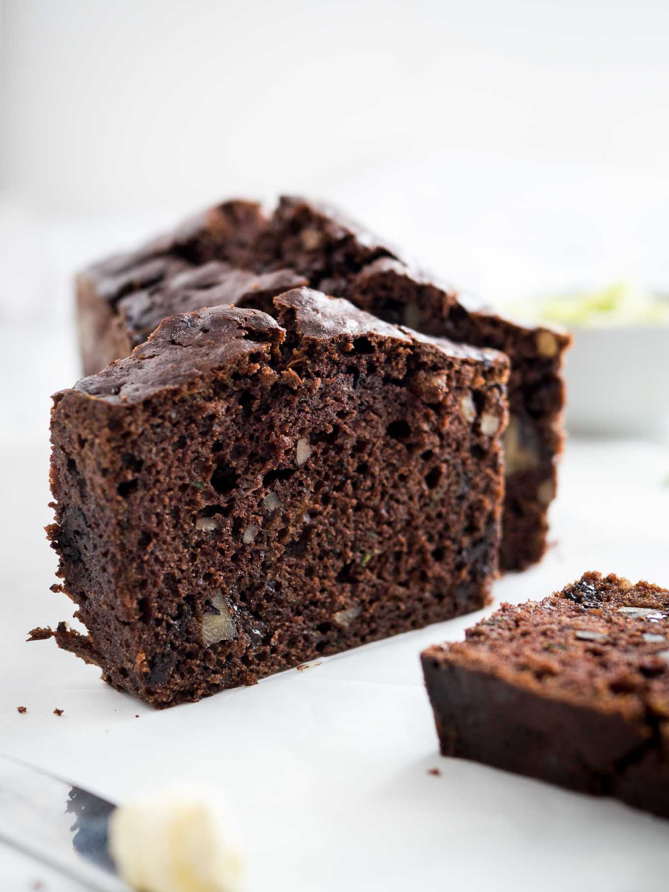 Chocolate Zucchini Bread
 Moist Chocolate Zucchini Bread Recipe with Walnuts