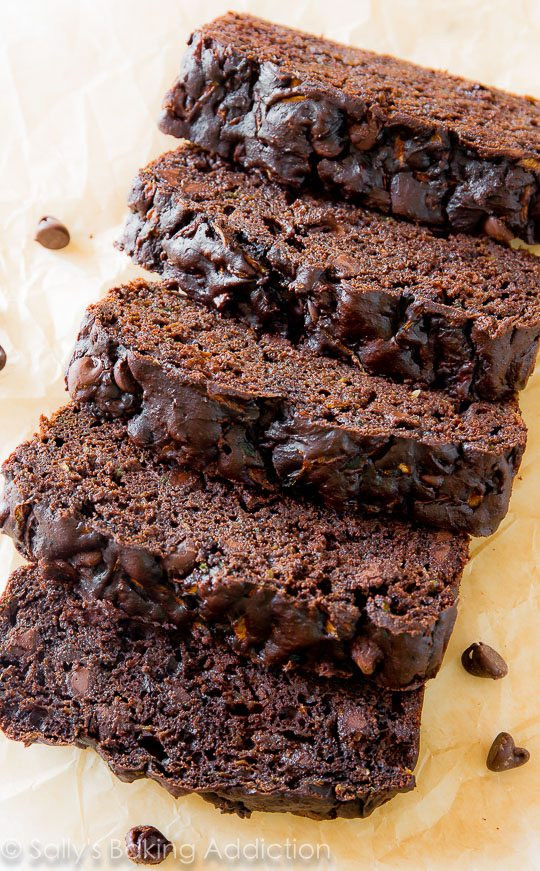 Chocolate Zucchini Cake Recipe
 Double Chocolate Zucchini Bread Sallys Baking Addiction