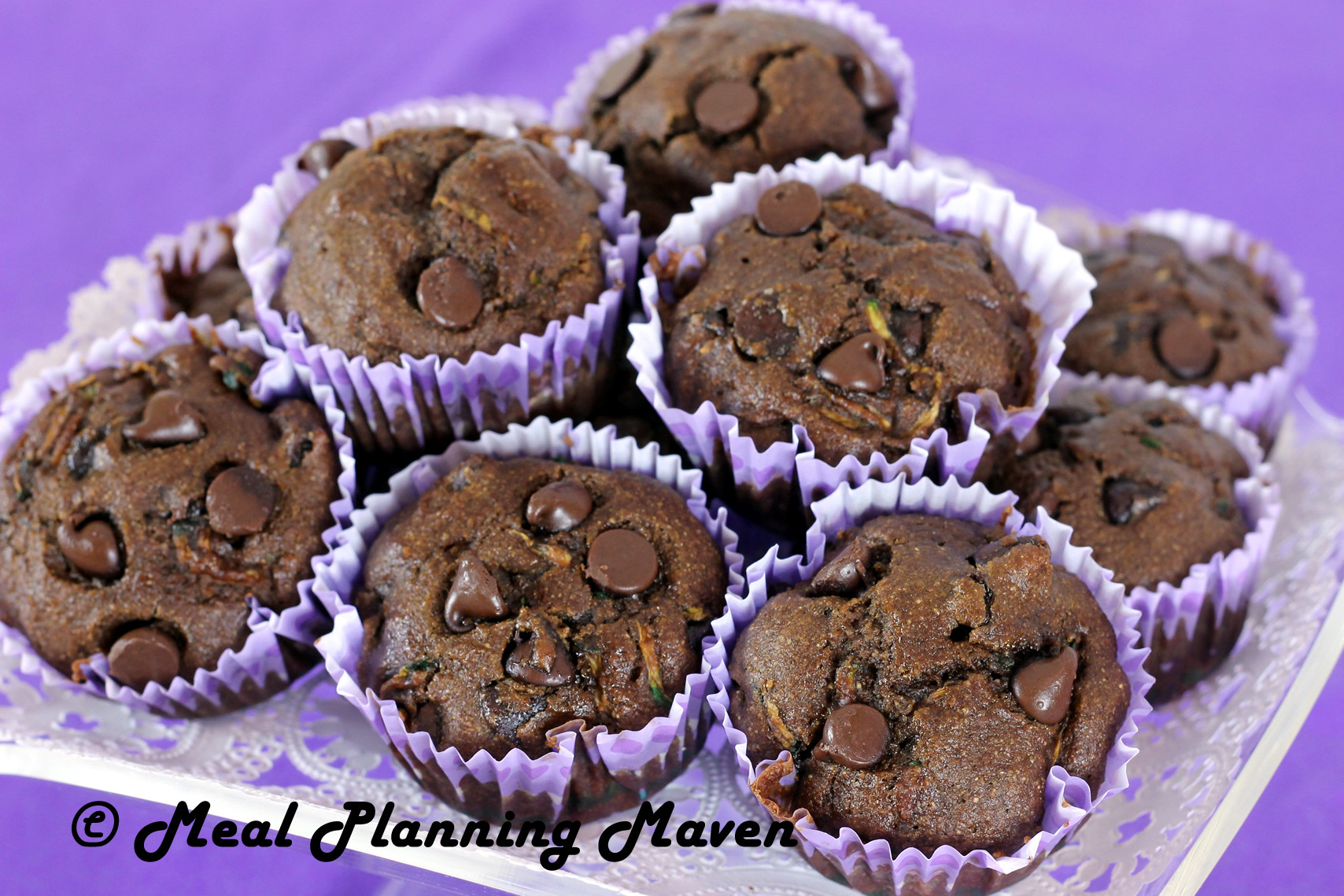 Chocolate Zucchini Muffins
 Double Chocolate Zucchini Muffins Meal Planning Maven