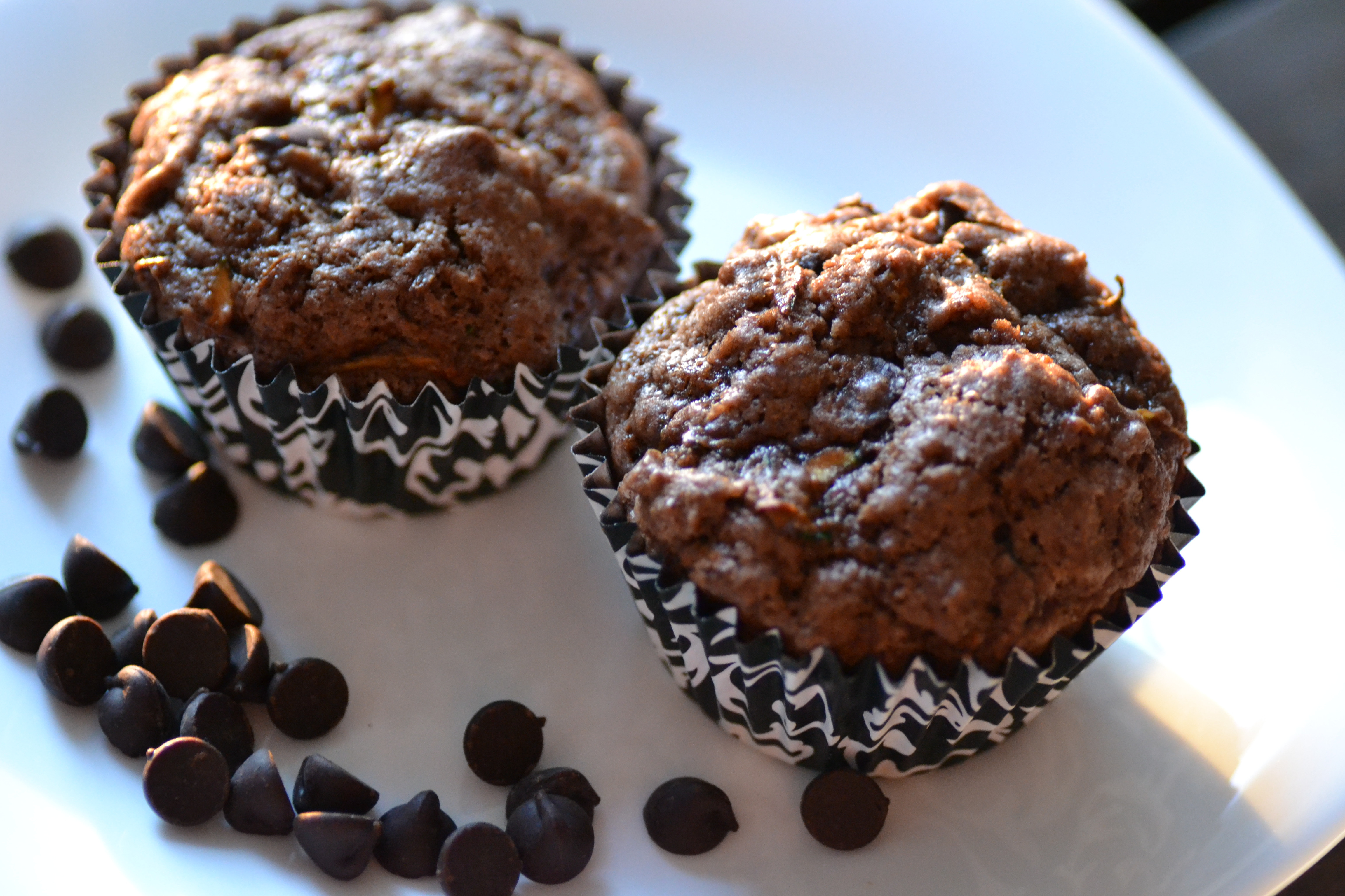 Chocolate Zucchini Muffins
 Double Chocolate Zucchini Muffins Warm Vanilla Sugar