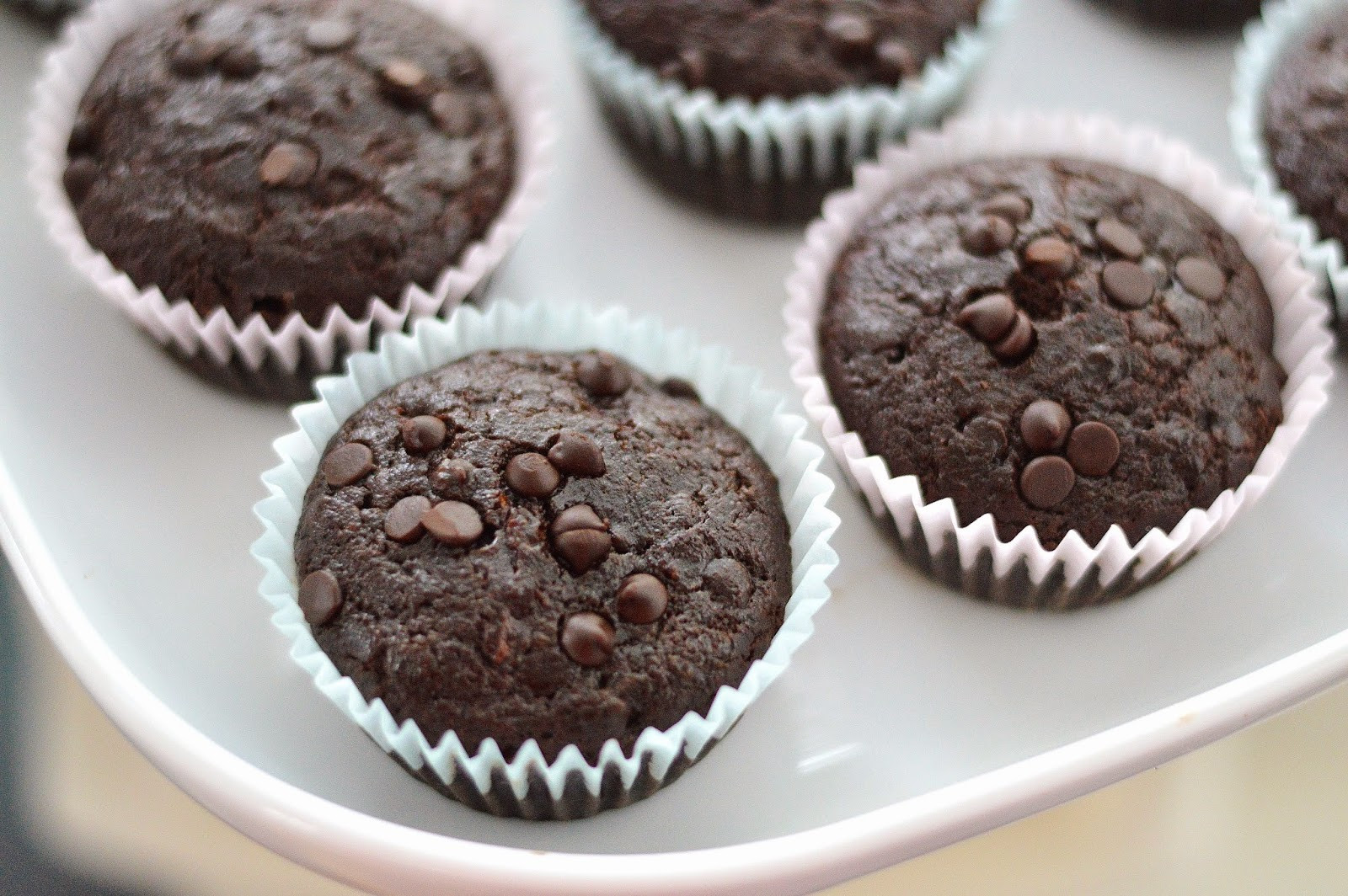 Chocolate Zucchini Muffins
 The Art of fort Baking Double Chocolate Zucchini Muffins