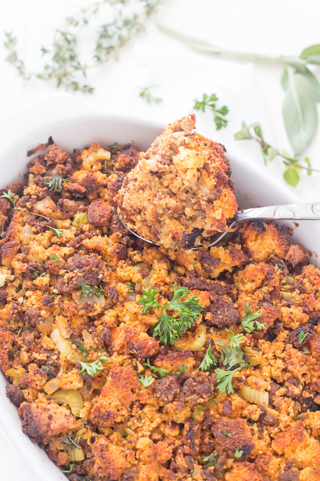 Chorizo Cornbread Stuffing
 Easy Chorizo Cornbread Dressing Stuffing Gal on a Mission