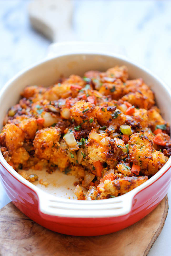 Chorizo Cornbread Stuffing
 16 Delicious Stuffing Recipes for Thanksgiving