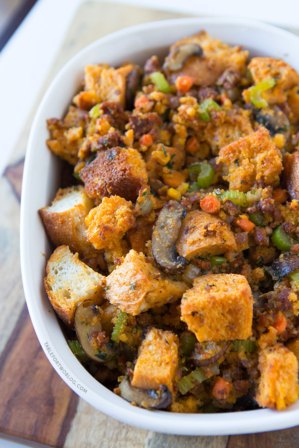 Chorizo Cornbread Stuffing
 Chorizo Cornbread Stuffing Table for Two