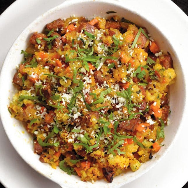 Chorizo Cornbread Stuffing
 14 Celebrity Chefs’ Favorite Thanksgiving Recipes