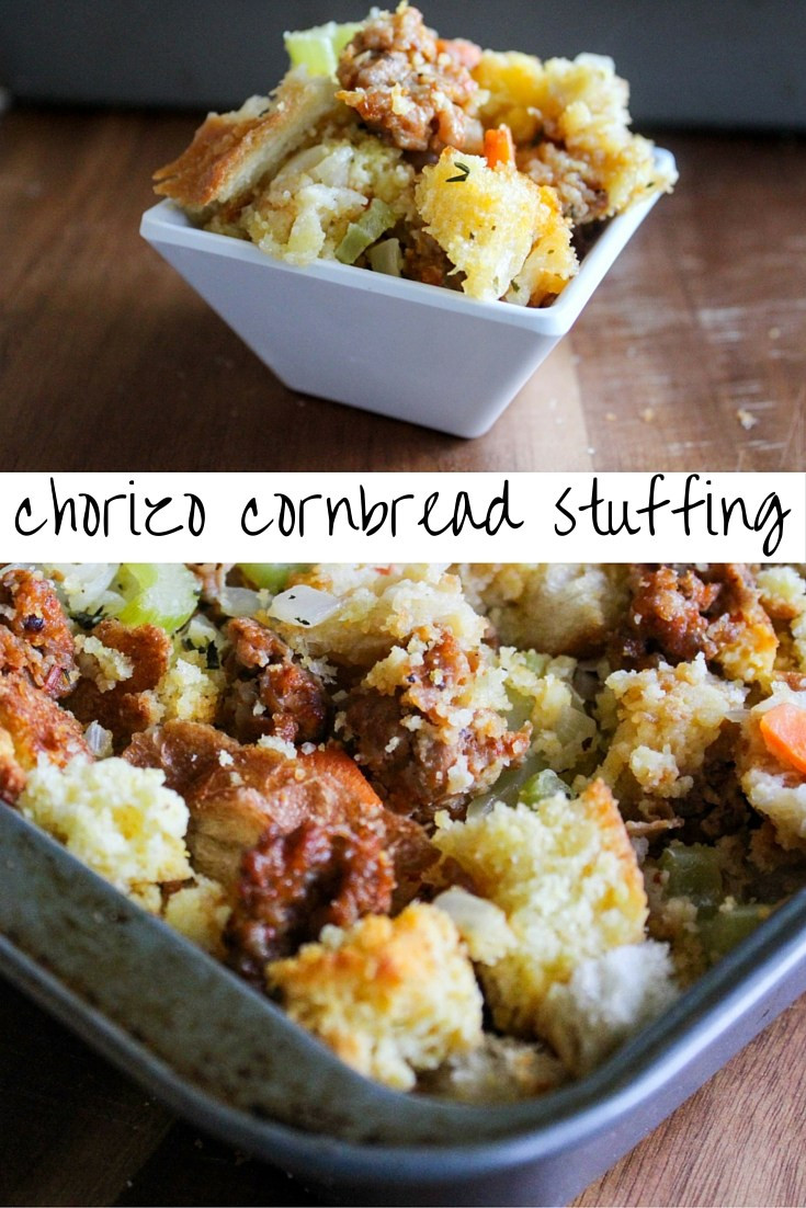 Chorizo Cornbread Stuffing
 Chorizo Cornbread Stuffing