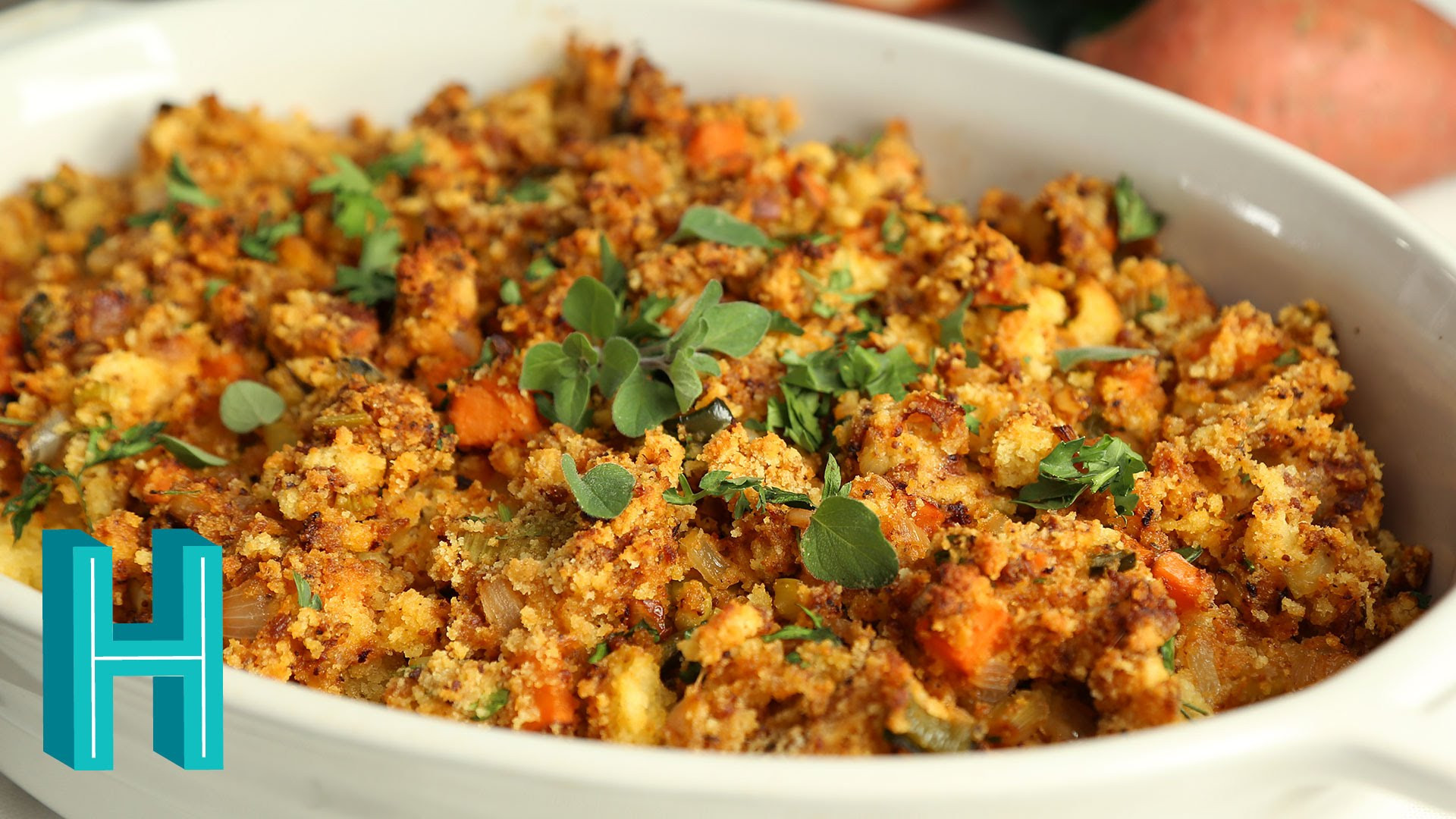 Chorizo Cornbread Stuffing
 Chorizo Cornbread Dressing Hilah Cooking