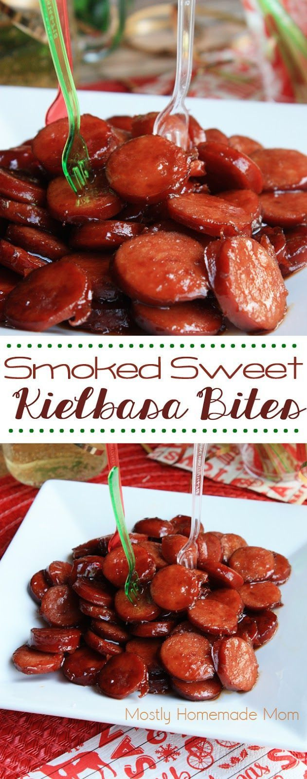Christmas Appetizers 2018
 Smoked Sweet Kielbasa Bites – Sliced smoked kielbasa
