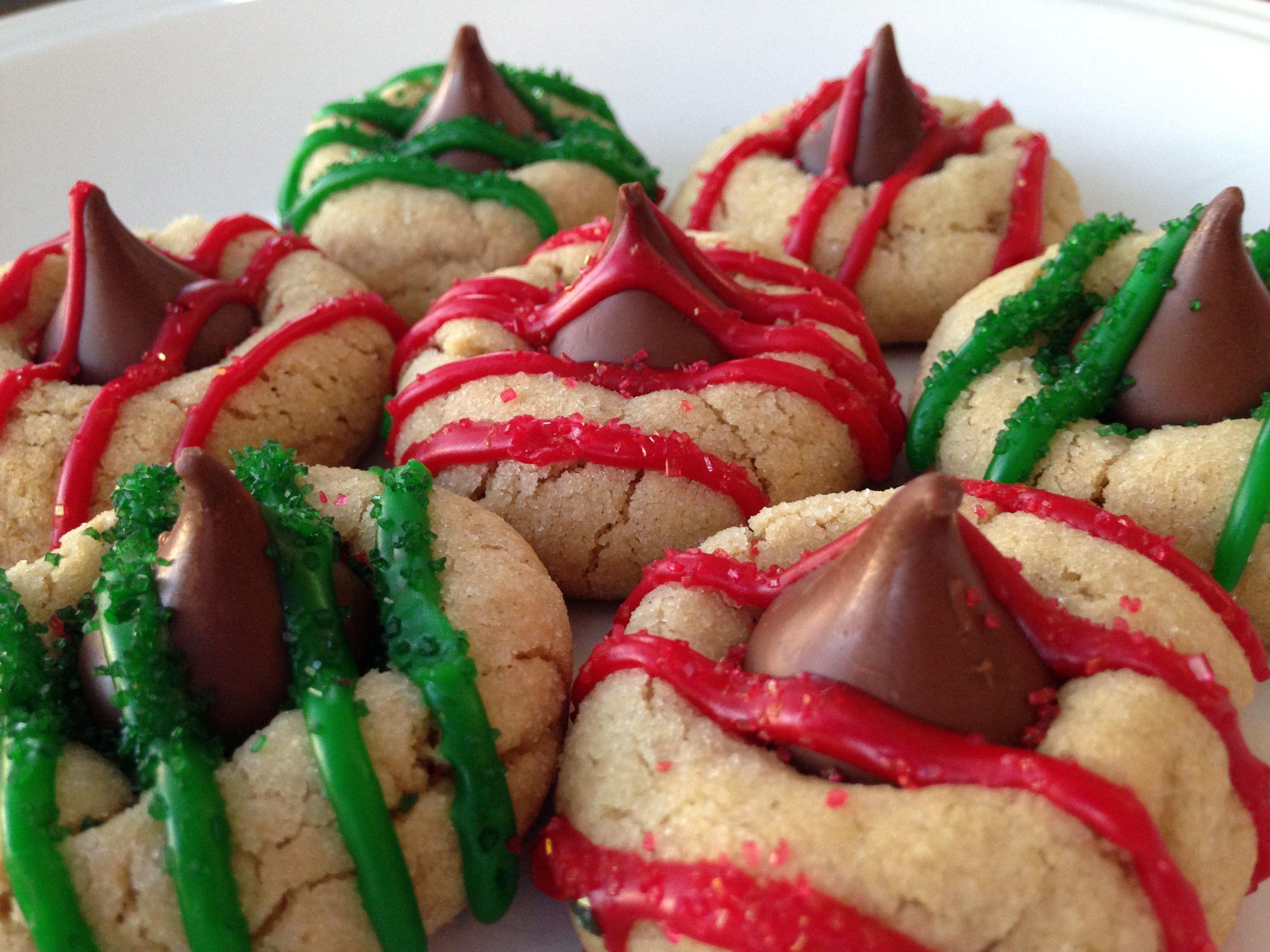 Christmas Butter Cookies
 Peanut Butter Kiss Holiday Cookies