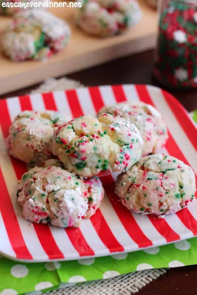 Christmas Butter Cookies
 Christmas Gooey Butter Cookies