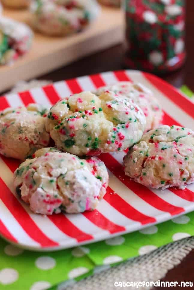 Christmas Butter Cookies
 Christmas Gooey Butter Cookies