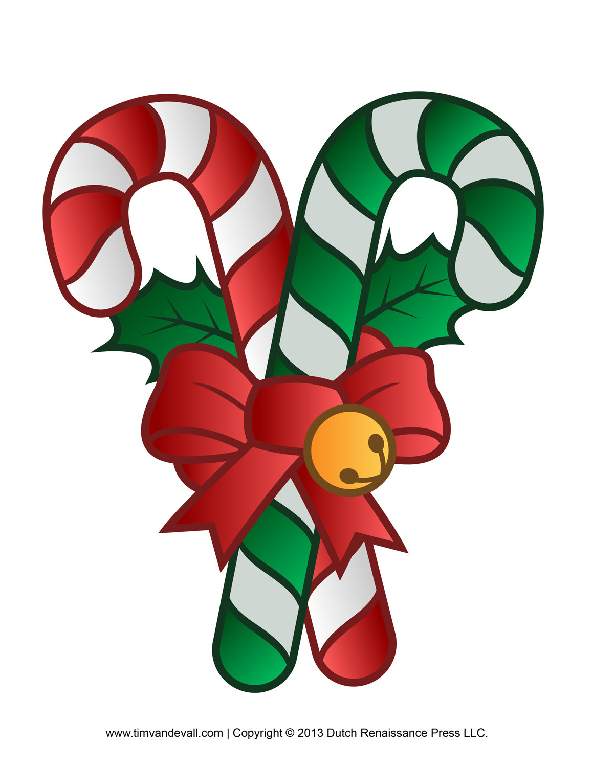 Christmas Candy Cane
 Free Candy Cane Template Printables Crafts Clipart