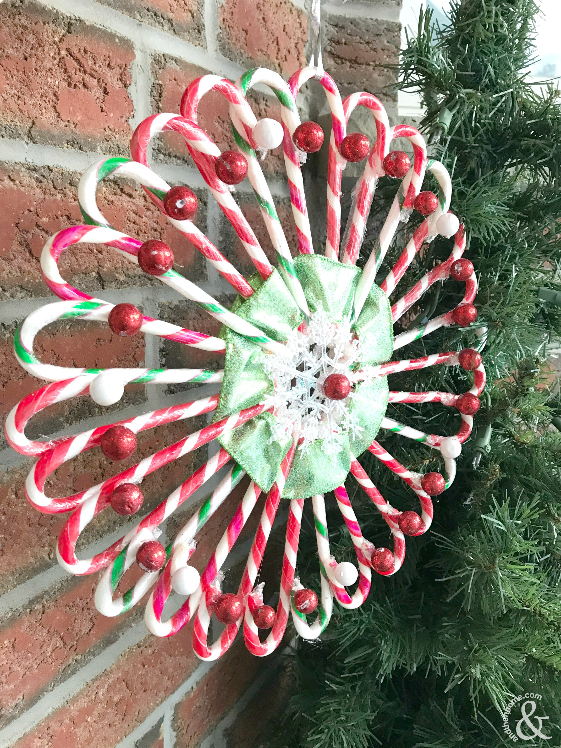 Christmas Candy Cane
 DIY Christmas Candy Cane Wreath And Then Home