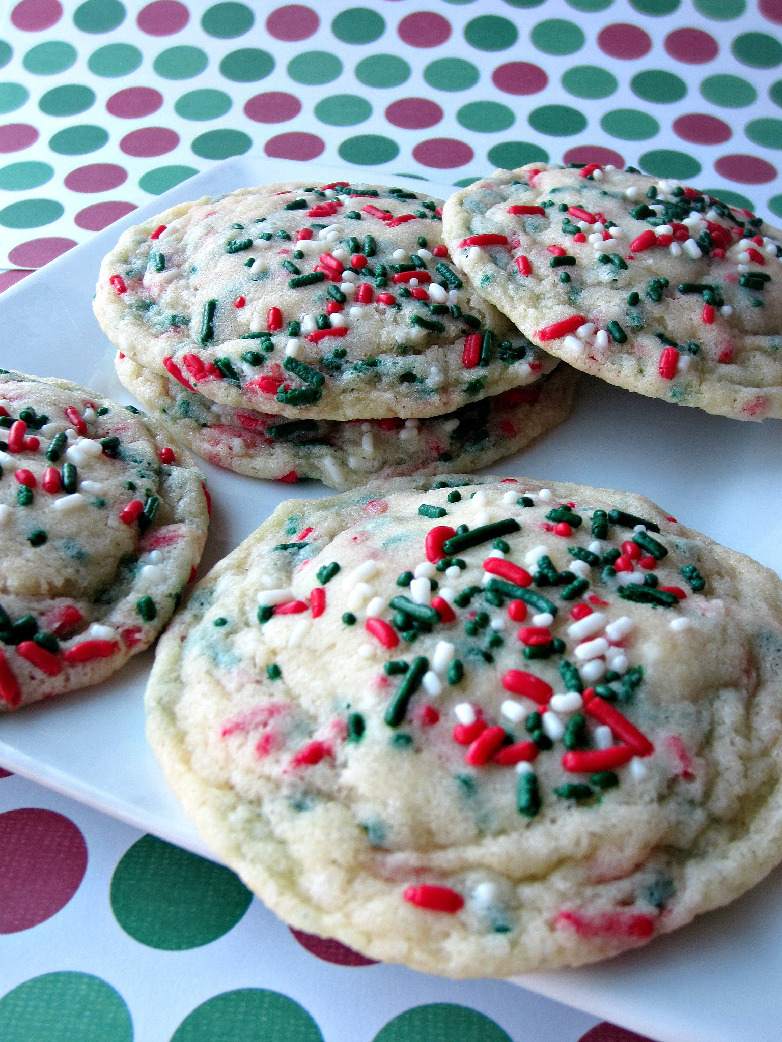 Christmas Cookies Pinterest
 Christmas Funfetti Cookies Love to be in the Kitchen