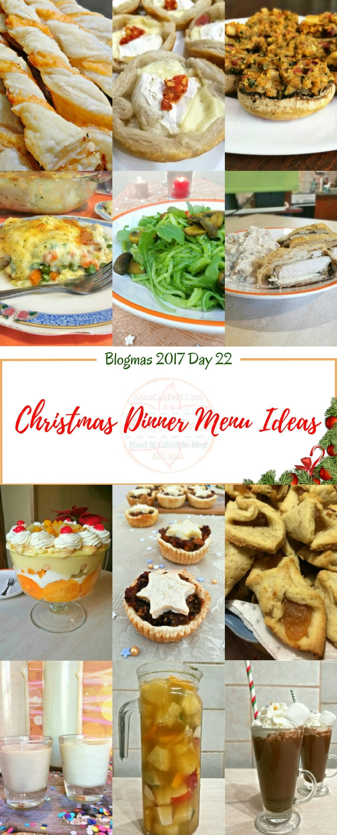 Christmas Dinner Ideas 2017
 Christmas Dinner Menu Ideas Blogmas 2017 Day 22