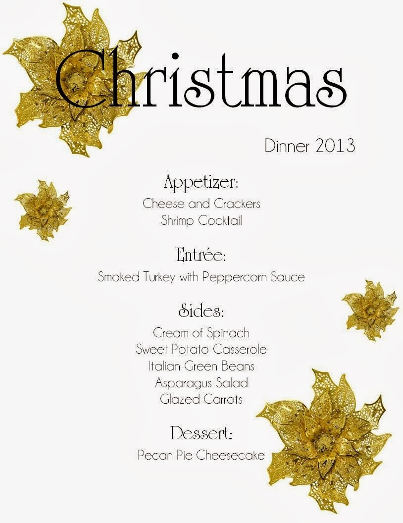 Christmas Dinner Menu Ideas
 20 Mouth Watering Christmas Dinner Menu