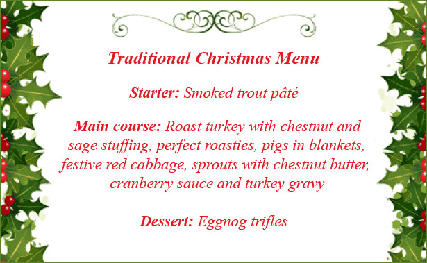 Christmas Dinner Menu Ideas
 Christmas dinner ideas for a crowd nontraditional menu