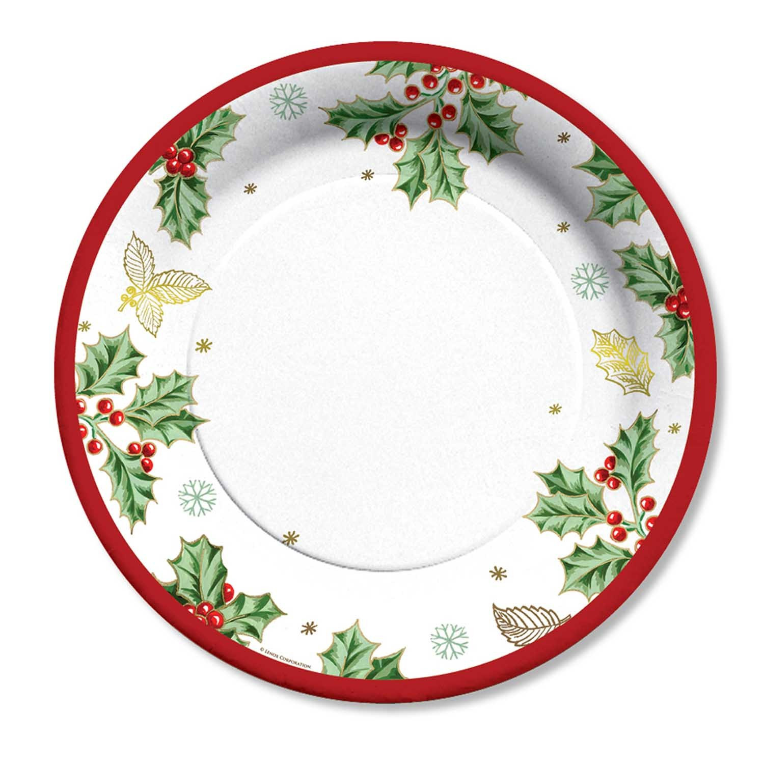 Christmas Dinner Plates
 Holiday Dinner Paper Plates "Treasured Traditions" 10 5