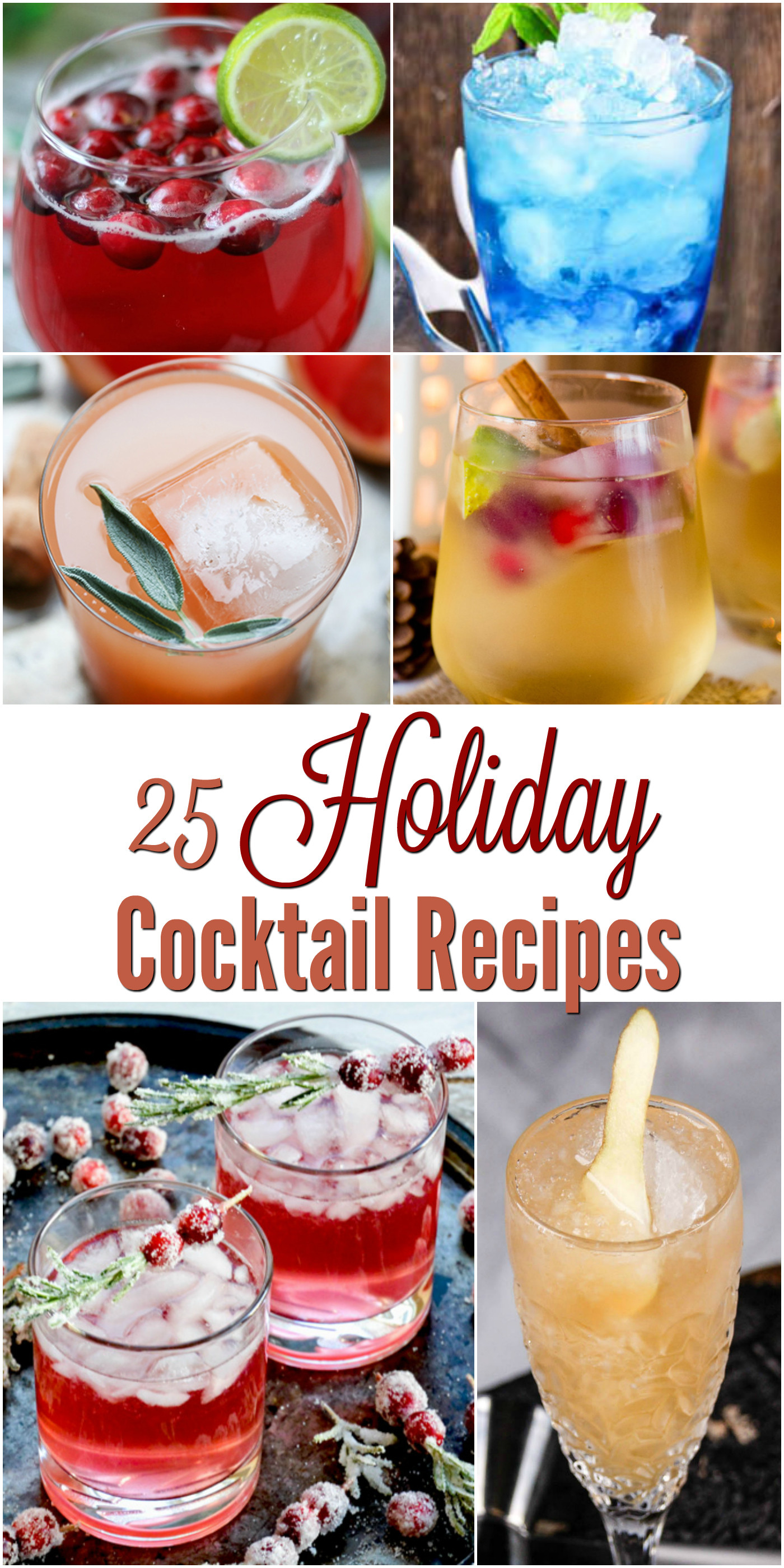 Christmas Drink Recipes
 25 Holiday Cocktail Recipes A Crafty Spoonful