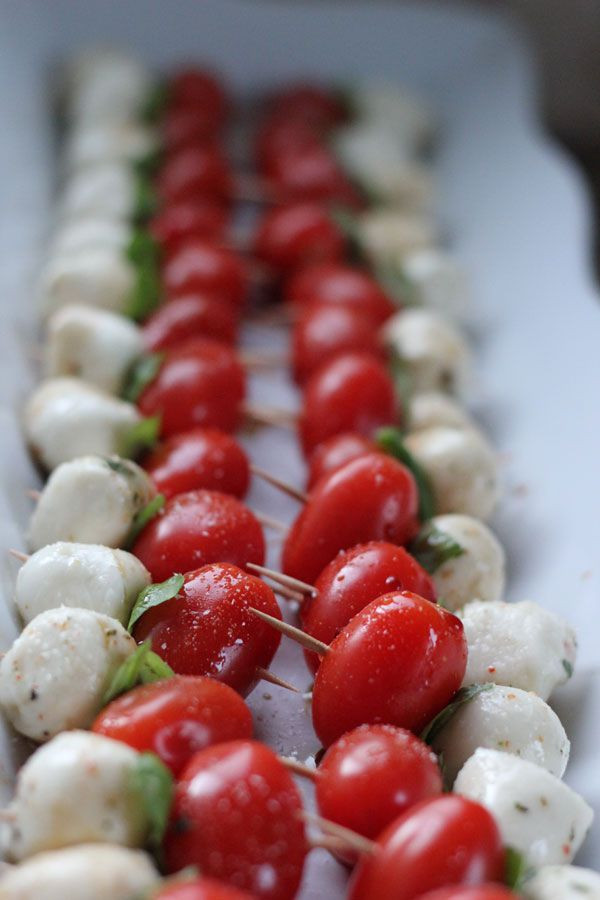 Christmas Eve Appetizers
 Simple caprese appetizer Perfect for Christmas guests