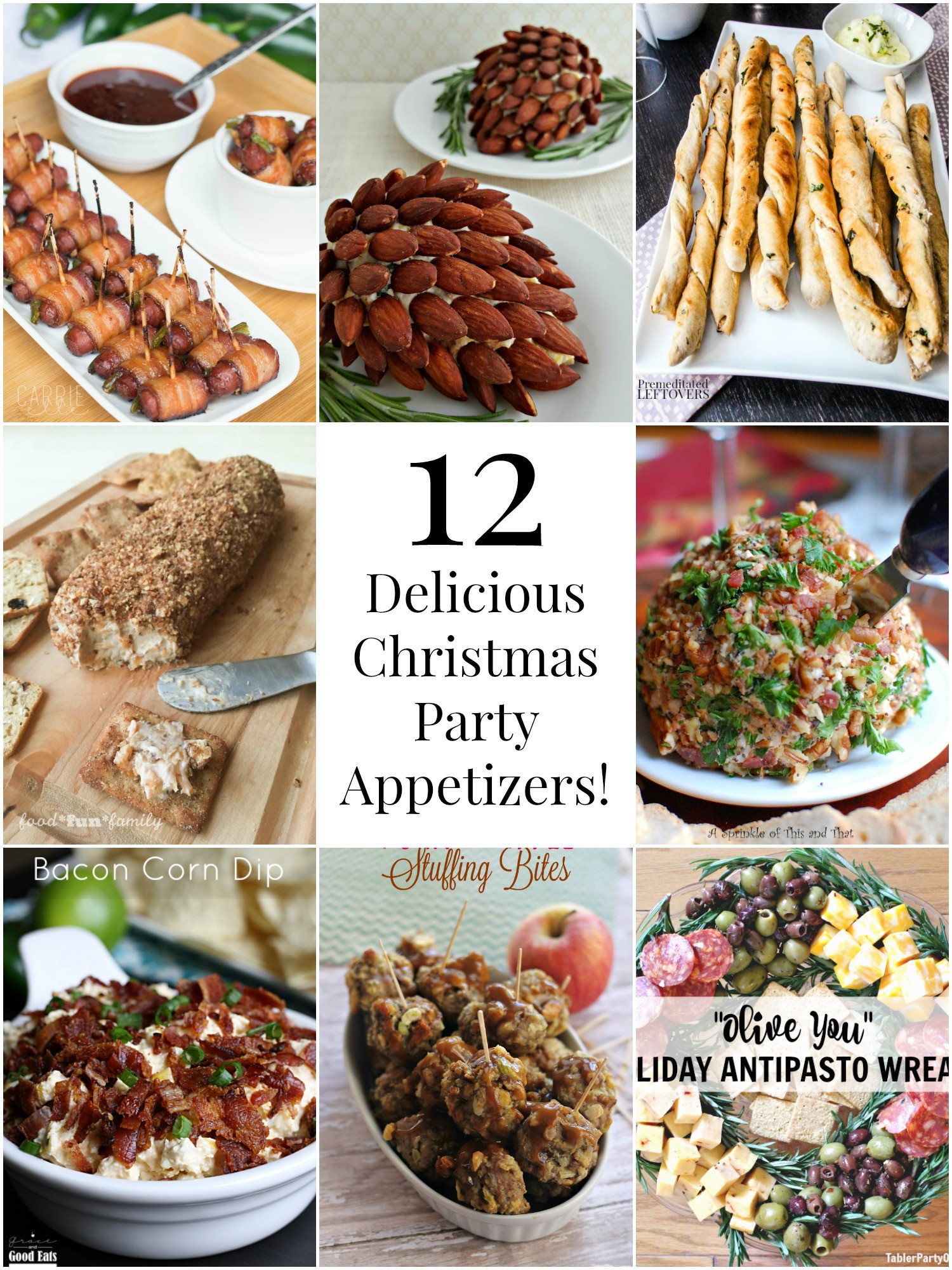 Christmas Party Appetizers
 So Creative 12 Delicious Christmas Party Appetizers