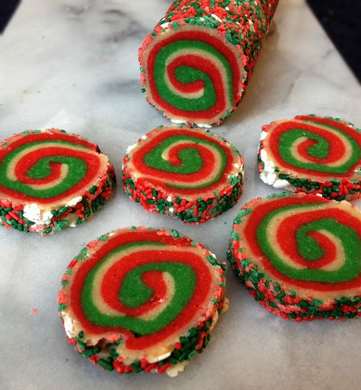 Christmas Pinwheel Cookies
 Twelve Days of Christmas Cookies Pinwheel Cookies