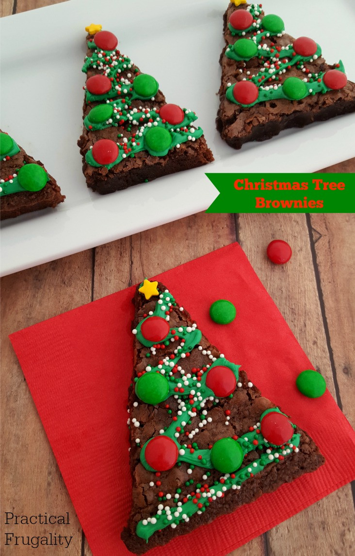 Christmas Tree Brownies
 Christmas Tree Brownies Practical Frugality