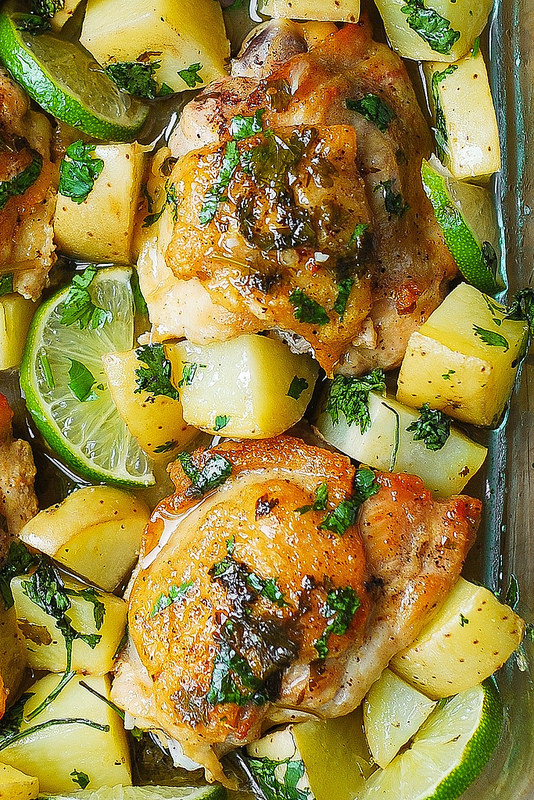 Cilantro Lime Chicken Thighs
 Cilantro Lime Chicken and Potatoes Julia s Album