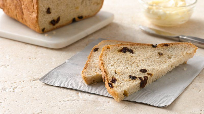 Cinnamon Raisin Bread Machine Recipe
 Bread Machine Cinnamon Raisin Bread recipe from Betty Crocker