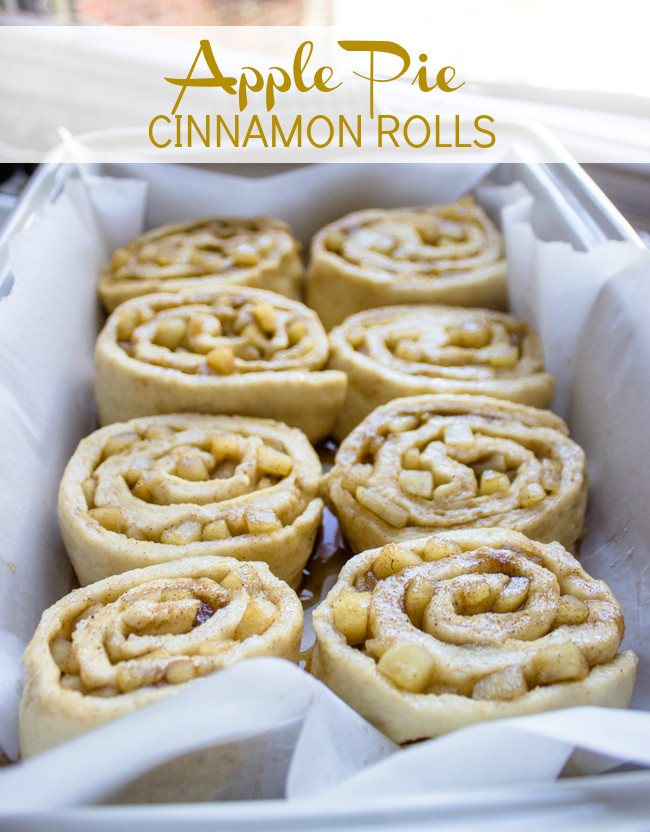 Cinnamon Roll Apple Pie Recipe
 Apple Pie Cinnamon Rolls with Cream Cheese Icing