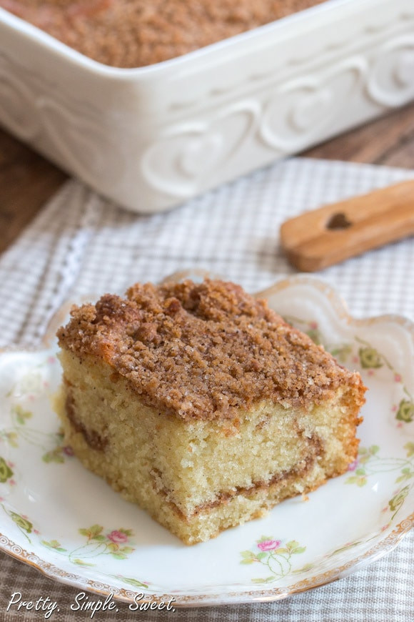 Cinnamon Streusel Coffee Cake
 Cinnamon Streusel Coffee Cake