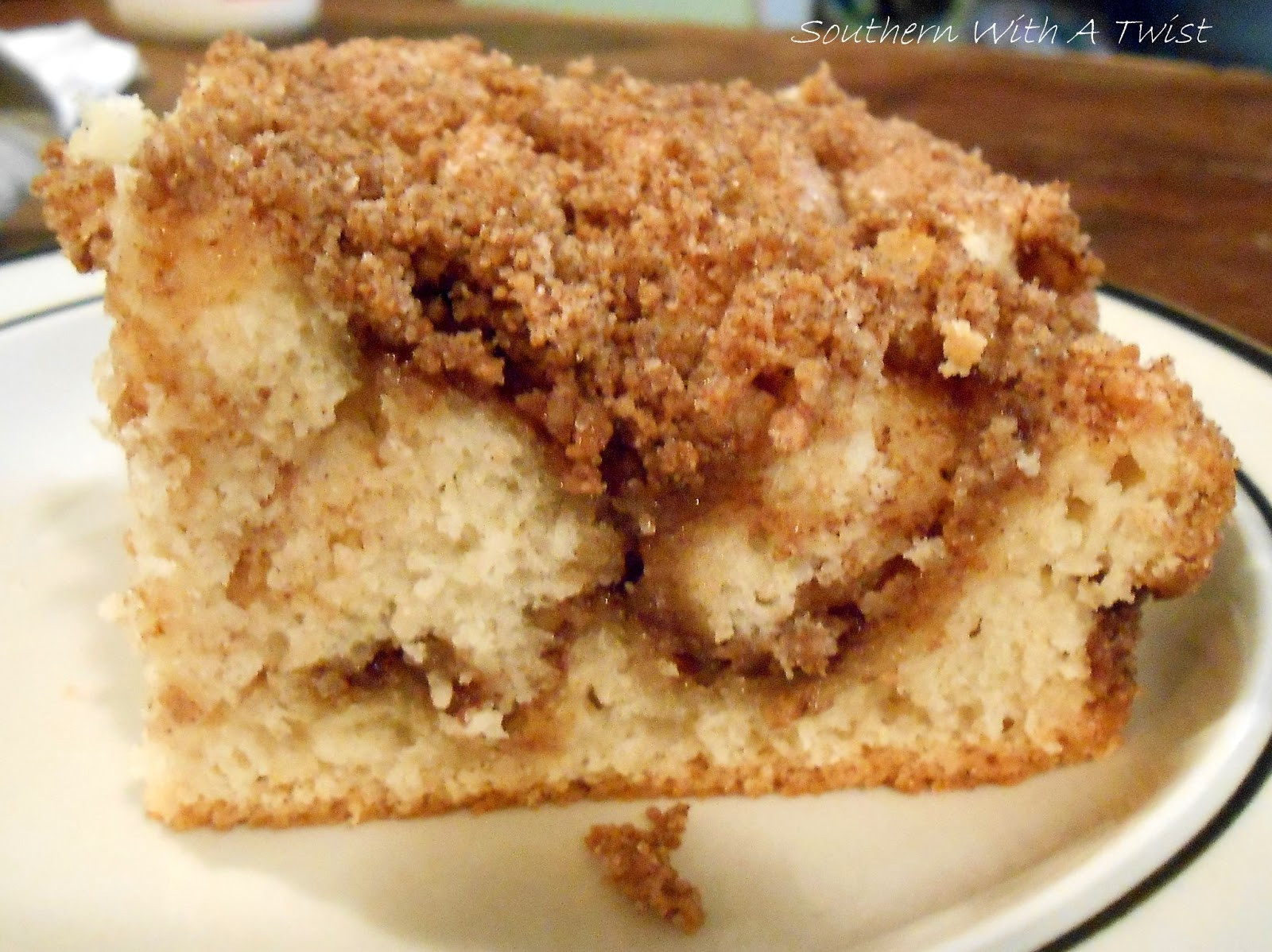 Cinnamon Streusel Coffee Cake
 Southern With A Twist Cinnamon Streusel Coffee Cake