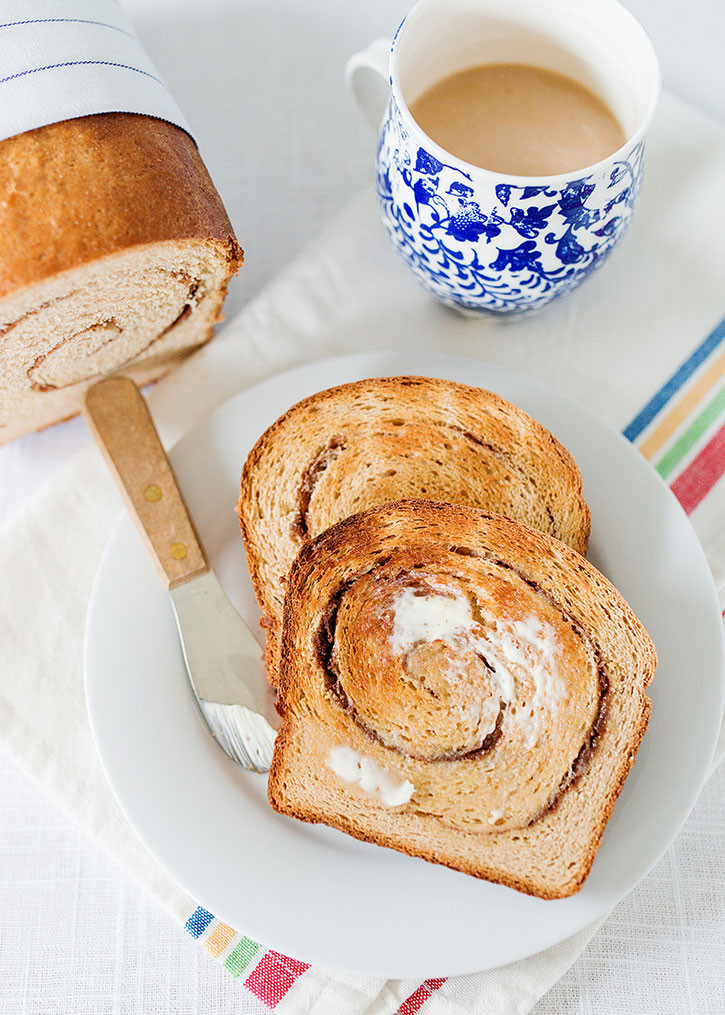 Cinnamon Swirl Bread Recipe
 Whole Wheat Cinnamon Swirl Bread