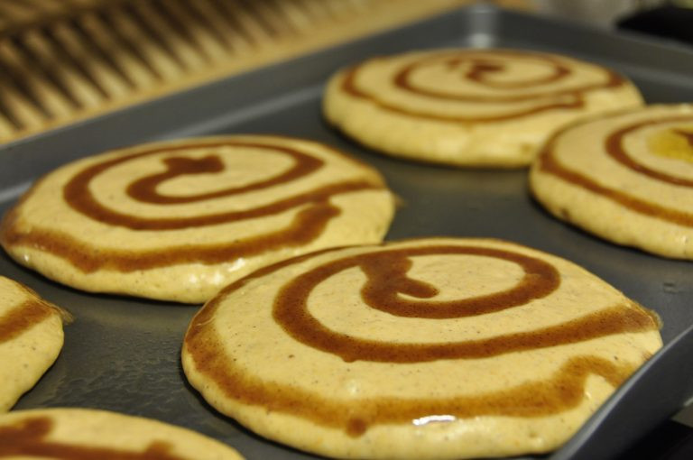 Cinnamon Swirl Pancakes
 Cinnamon Swirl Pumpkin Pancakes