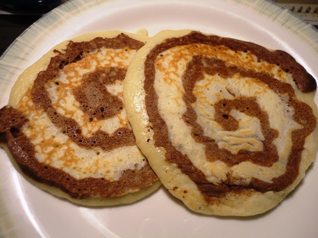 Cinnamon Swirl Pancakes
 Cinnamon Swirl Pancakes